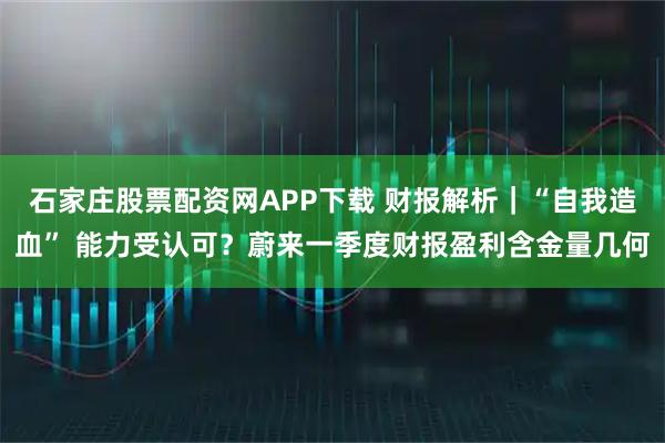 石家庄股票配资网APP下载 财报解析｜“自我造血” 能力受认可？蔚来一季度财报盈利含金量几何